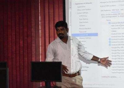 Advanced computing workshop for Rosary College held