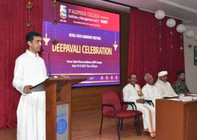 Deepavali celebrated at AIMIT Centre with inter-faith harmony meeting