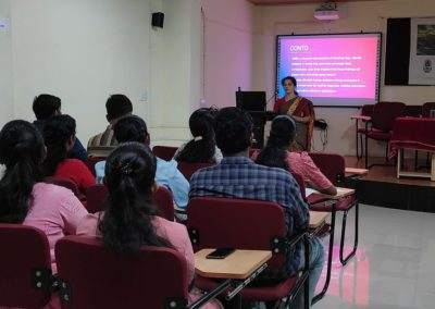 Dr Hemalatha delivers guest lecture on AI