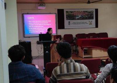 Dr Hemalatha delivers guest lecture on AI