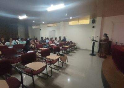 Dr Hemalatha delivers guest lecture on AI
