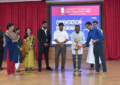 I year MBA and MCA students begin academic year