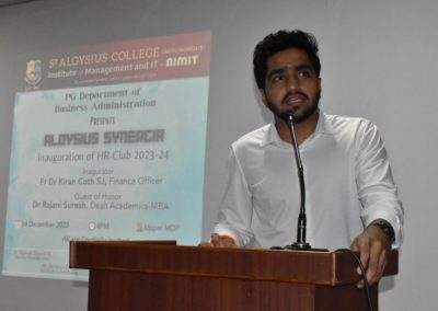 Aloysius Synergia: HR club inaugurated