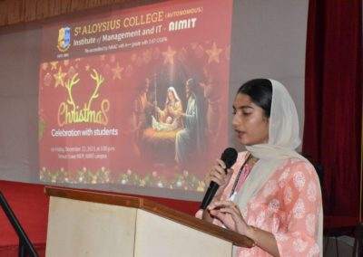 Let us experience joy, not just happiness: Christmas at AIMIT Centre