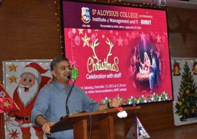 Joy of giving: Staff of AIMIT Centre celebrate Christmas