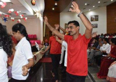 Joy of giving: Staff of AIMIT Centre celebrate Christmas