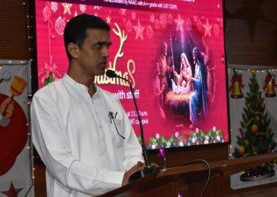 Joy of giving: Staff of AIMIT Centre celebrate Christmas