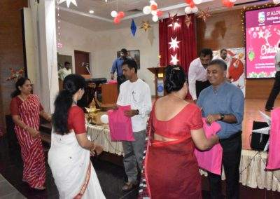 Joy of giving: Staff of AIMIT Centre celebrate Christmas