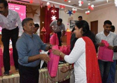 Joy of giving: Staff of AIMIT Centre celebrate Christmas