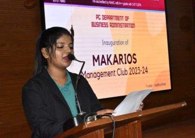 Makarios 2023-24: Management student council inaugurated