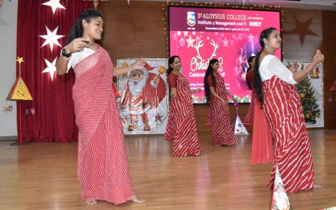 Joy of giving: Staff of AIMIT Centre celebrate Christmas