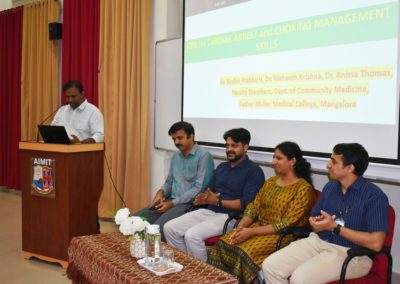 Cardiopulmonary resuscitation training held