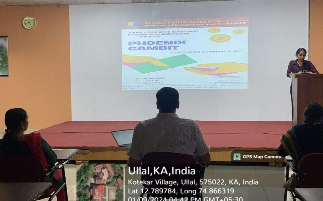 Finance club holds phoenix gambit