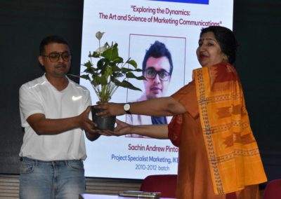 Alumni interaction: Alumnus Sachin Pinto speaks on marketing communication