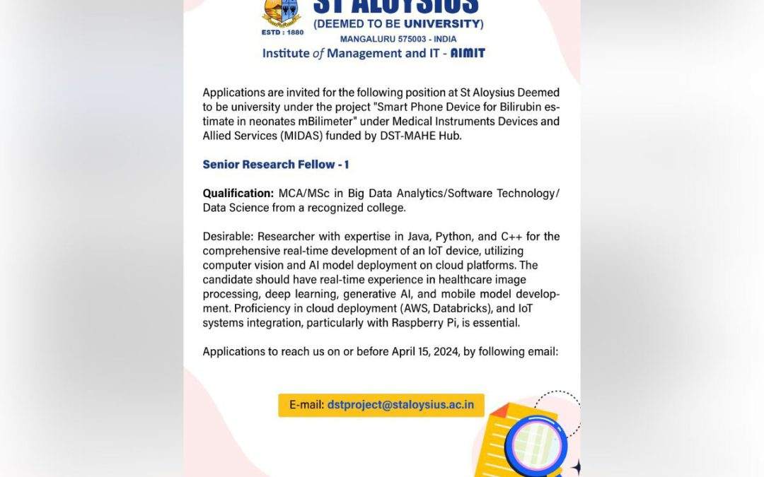 Application for Senior Research Fellow - 1