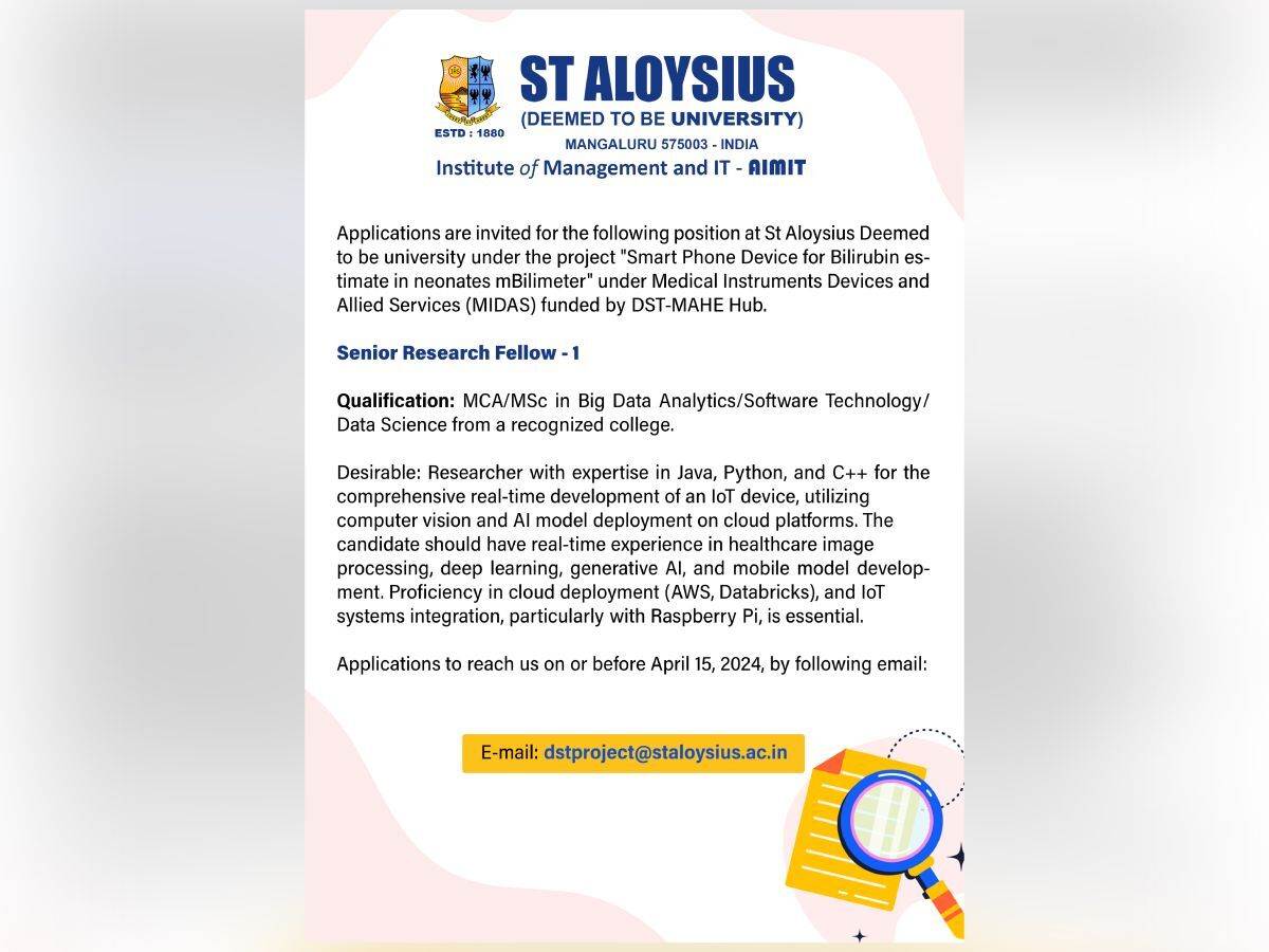 Application for Senior Research Fellow - 1