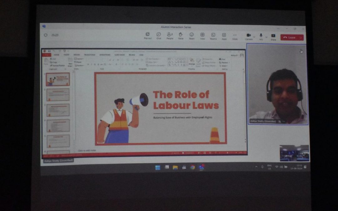 Labour laws rescue employer and employee: Aditya D Shetty