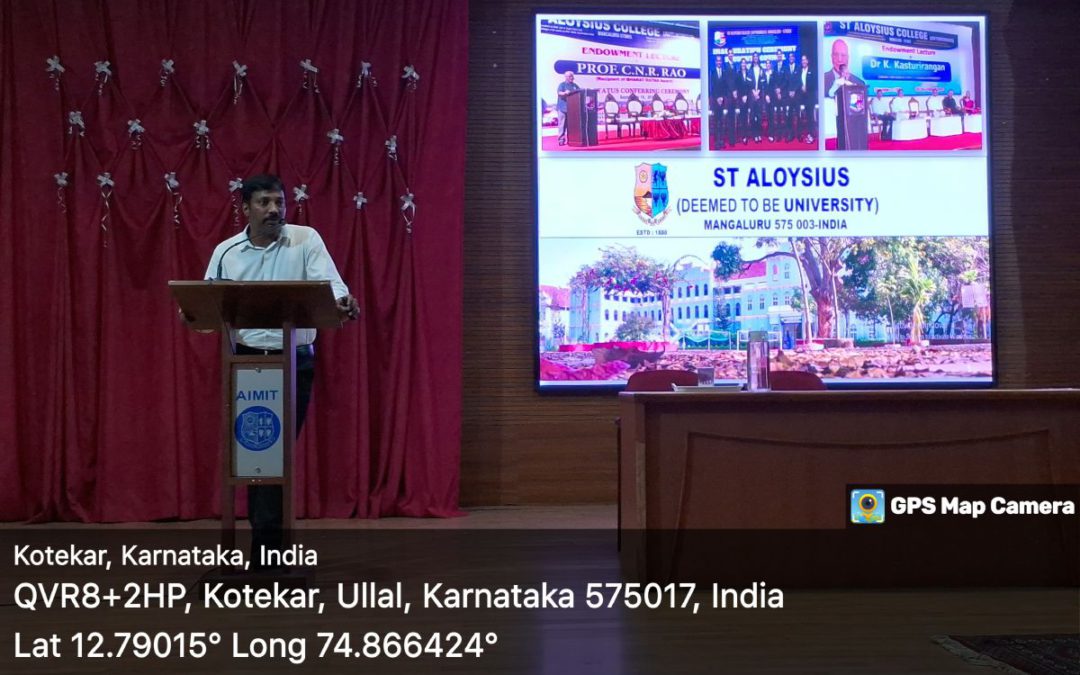 “Empowering Future Entrepreneurs: Dr. Adarsha Gowda’s Insights on Startups and Sustainable Development at AIMIT Centre”