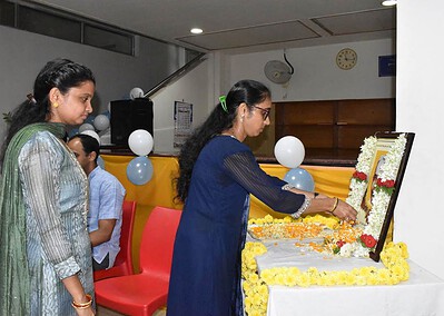 AIMIT Centre Honours the Legacy of Dr. S.R. Ranganathan on 132nd National Librarians' Day.
