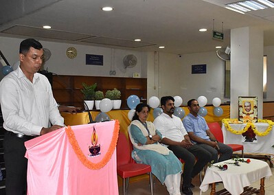 AIMIT Centre Honours the Legacy of Dr. S.R. Ranganathan on 132nd National Librarians' Day.