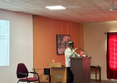 AIMIT Centre hosted a session “Trends in Bioinformatics’’ by Prof. Kshithish Acharya