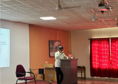 AIMIT Centre hosted a session “Trends in Bioinformatics’’ by Prof. Kshithish Acharya
