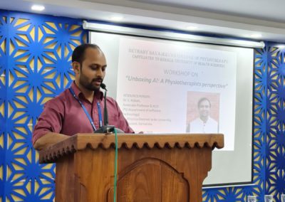 Guest Lecture: "Unboxing AI - A Physiotherapist's Perspective"