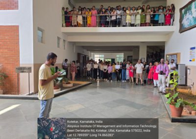 ‘IGNITE’ – A Deepavali for Dreams, Flashmob organized by IT students in AIMIT Centre