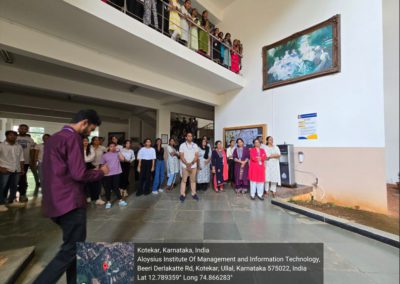 ‘IGNITE’ – A Deepavali for Dreams, Flashmob organized by IT students in AIMIT Centre