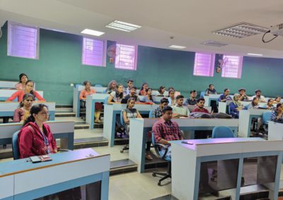 Department of Bioinformatics, AIMIT Centre hosted a Guest Lecture by Alumni, Mr Jithin Jose Mathew
