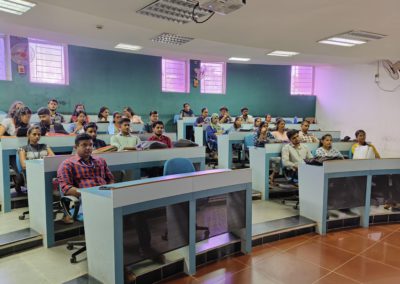 Department of Bioinformatics, AIMIT Centre hosted a Guest Lecture by Alumni, Mr Jithin Jose Mathew