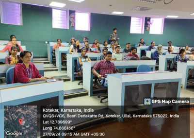 Department of Bioinformatics, AIMIT Centre hosted a Guest Lecture by Alumni, Mr Jithin Jose Mathew