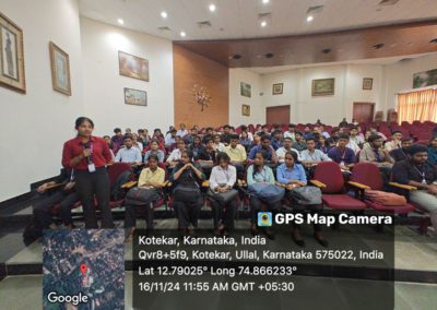 Alumni interaction - Connecting dots was organized for IT students at St Aloysius (Deemed to be University) AIMIT Centre