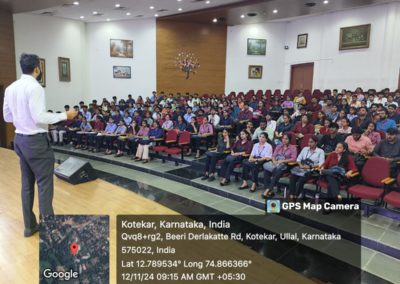 Workshop on Personal Financial Planning for Semester III MBA Students