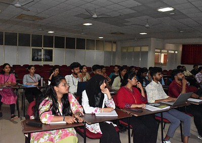 Placement cell hosted a session on UI/UX for final year at St Aloysius (Deemed to be University) AIMIT Centre Campus