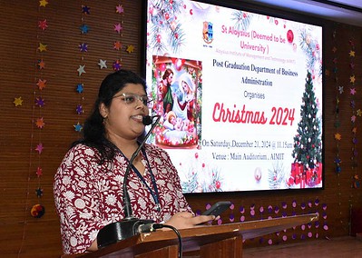 Report on Christmas Celebration