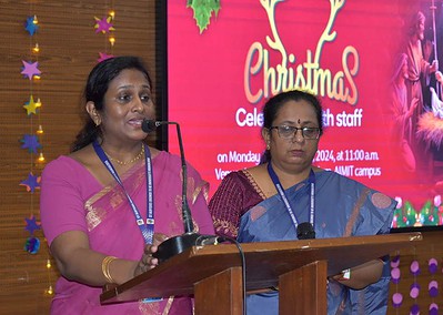 Staff of AIMIT Centre Celebrate Christmas: The Gift of Love