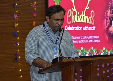 Staff of AIMIT Centre Celebrate Christmas: The Gift of Love