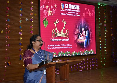 Staff of AIMIT Centre Celebrate Christmas: The Gift of Love