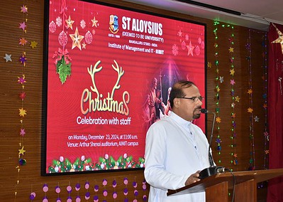 Staff of AIMIT Centre Celebrate Christmas: The Gift of Love