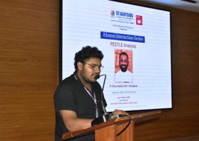 Alumni Interaction Series, FR Sony Xavier, SVD