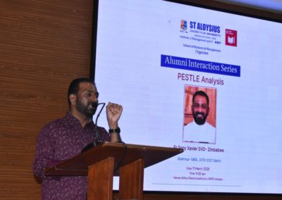 Alumni Interaction Series, FR Sony Xavier, SVD