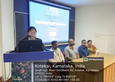 AIMIT Centre Hosts Intensive Digital Marketing Workshop in Collaboration with HiveMinds