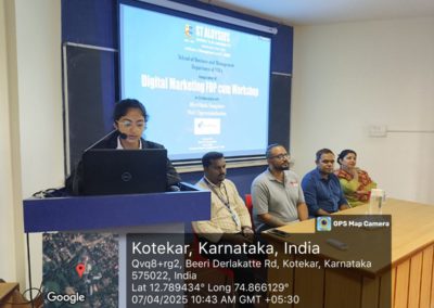 AIMIT Centre Hosts Intensive Digital Marketing Workshop in Collaboration with HiveMinds