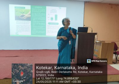 Green Planting Initiative: AIMIT Centre Hosts Environmental Session with Dr. Smitha Hegde