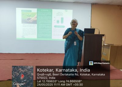 Green Planting Initiative: AIMIT Centre Hosts Environmental Session with Dr. Smitha Hegde