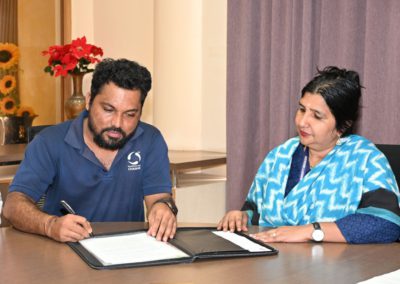 AIMIT Centre signs MOU with Plastics for Change Foundation to Promote Student-Led Environmental Action