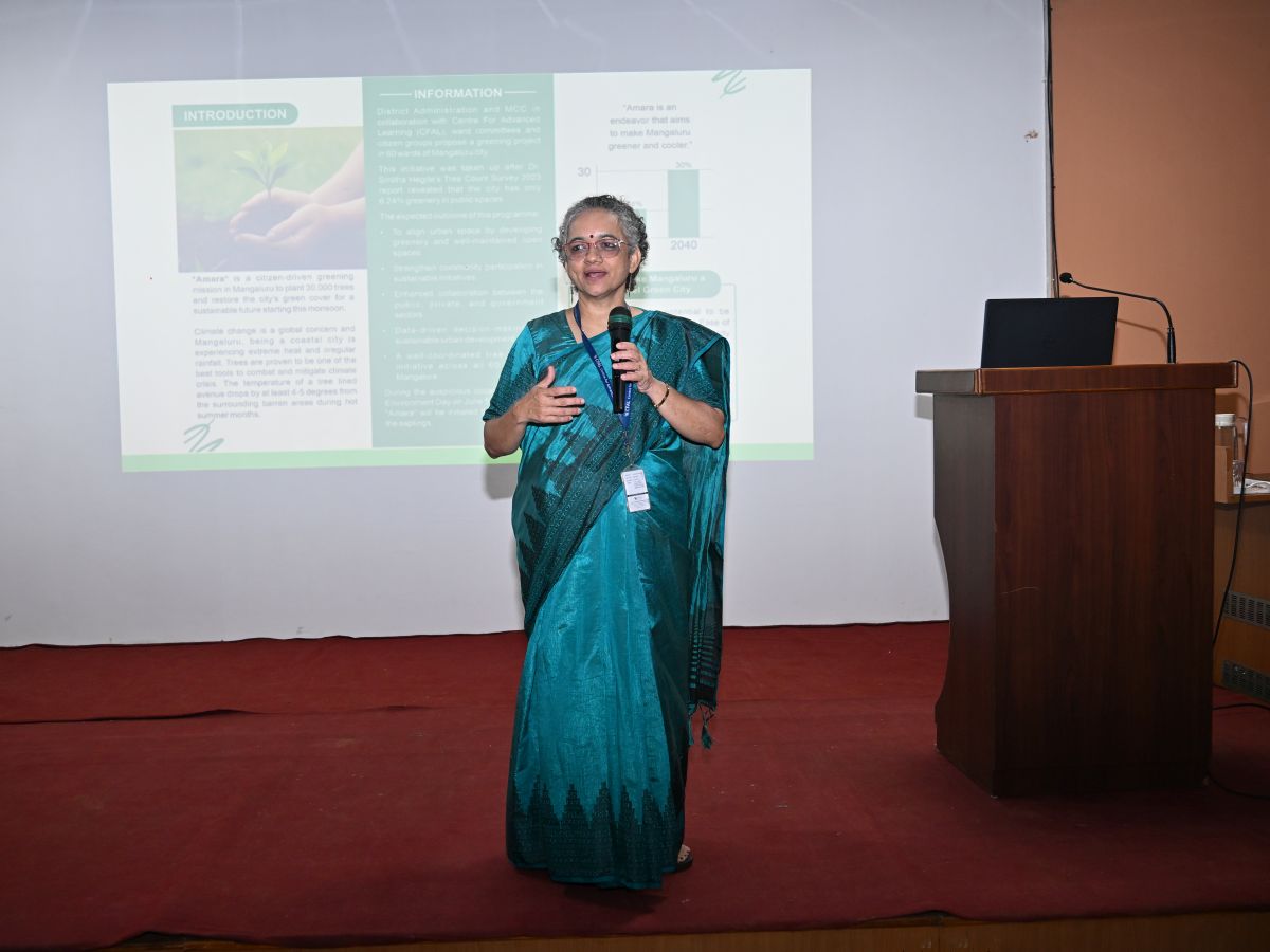 Green Planting Initiative: AIMIT Centre Hosts Environmental Session with Dr. Smitha Hegde