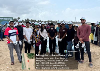 Beach Cleaning Drive Marks World Environment Day 2025 at AIMIT Centre
