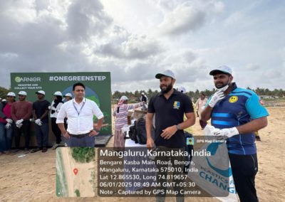 Beach Cleaning Drive Marks World Environment Day 2025 at AIMIT Centre